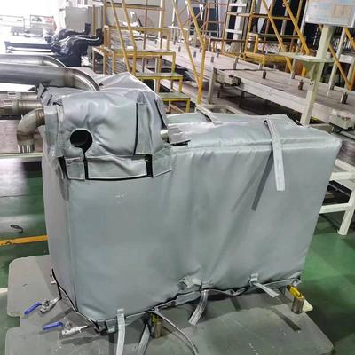 可拆卸换热器保温套换热器隔热罩板式换热器保温衣耐高温