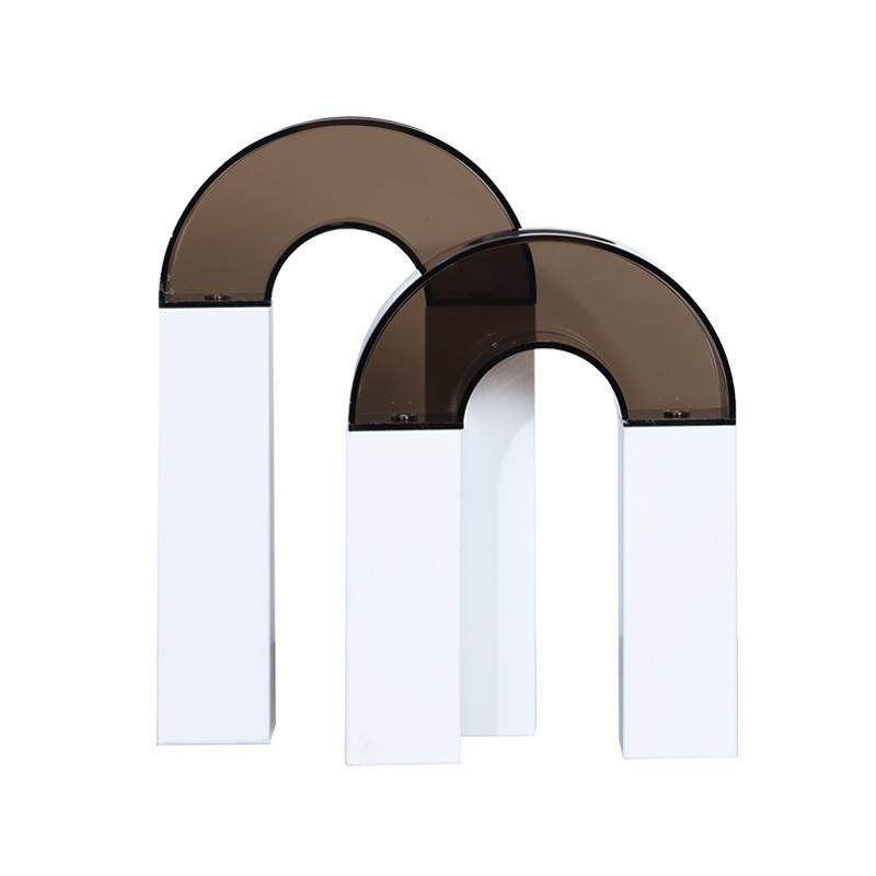 拱门北欧样板房客厅家居装创意插花电视柜茶几金属亚克力花瓶摆件,基础建材,脚轮/万向轮,淘宝优惠券,粉丝福利购,淘宝优惠卷