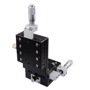 XYZ轴40*40LDV40-LM-C2交叉导轨型千分尺旋钮位移平台微调架