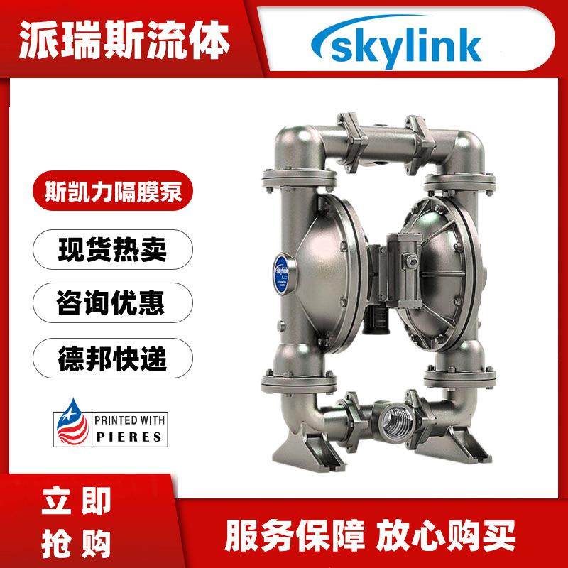 斯凯力气动隔膜泵LS80AA-AA-NE-PP-NE-00铝合金耐酸碱化工污水泵