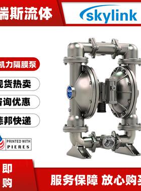 斯凯力气动隔膜泵LS80AA-AA-NE-PP-NE-00铝合金耐酸碱化工污水泵