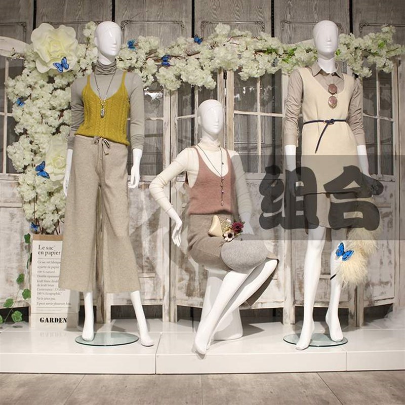 橱窗韩版模特模特道具女全身服装店女装展示假人体摄影婚纱内衣架