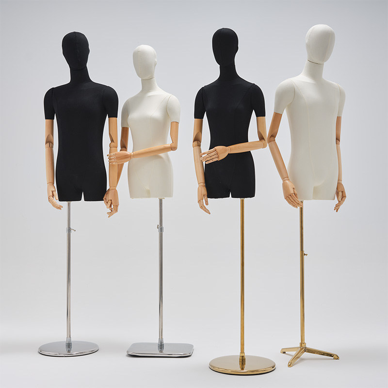 服装店模特道具女高档橱窗展示架子韩版假人偶台体头半身男女模特