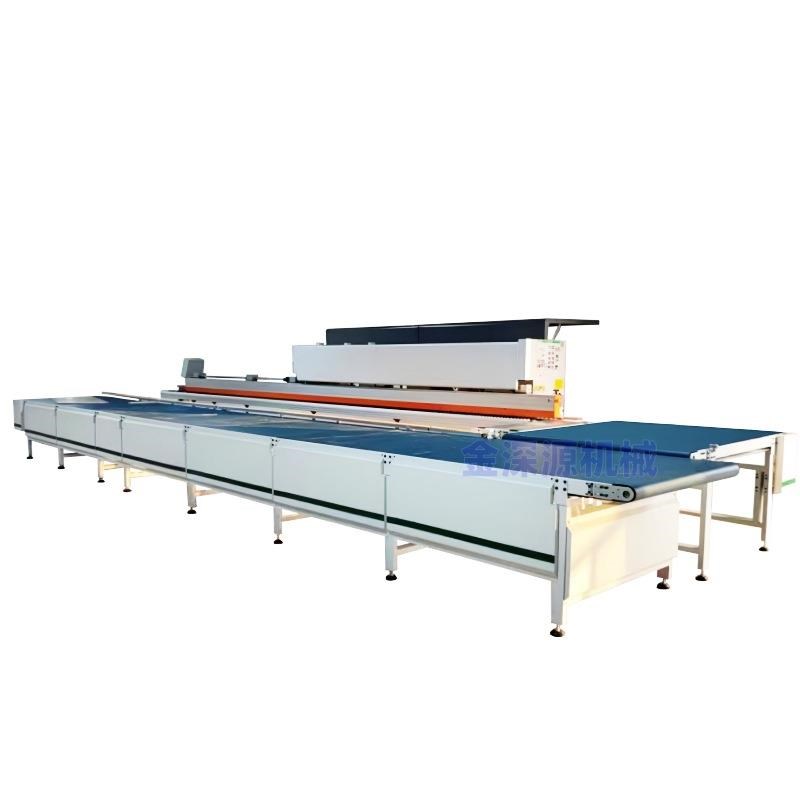 木板家具厂全自动封边机回转线回传台衣柜输送带直角拐弯传送带机