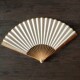 福建红湘妃老料竹扇子7寸和尚头纯手工文玩工艺扇空白折扇礼品扇