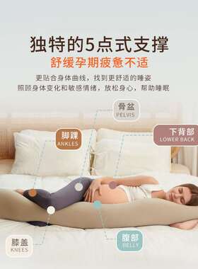 德国STRAFBRG舒适宝孕妇枕侧睡枕托腹u型枕抱枕侧卧靠枕枕头