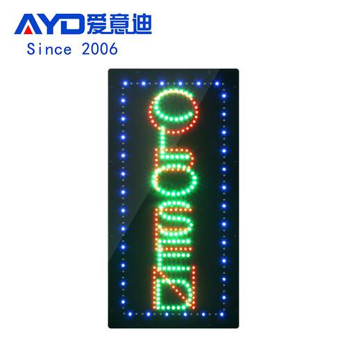 新款Open-ClosedSignboard亚克力材料创意装饰开与关告示牌