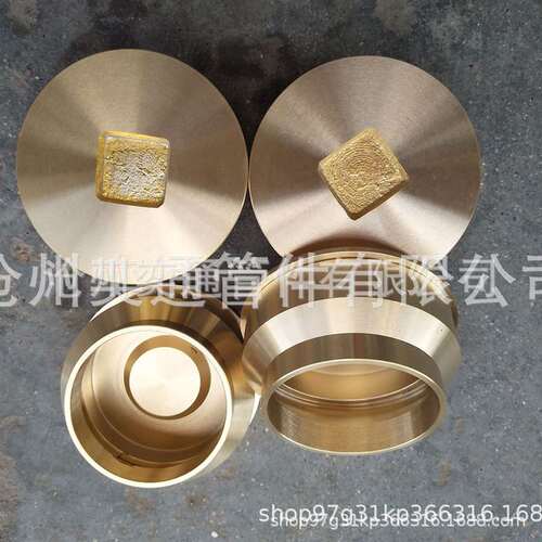 04S301-11全铜清扫口构造图DN50-DN150 TY-QSK-50全铜水平清扫口