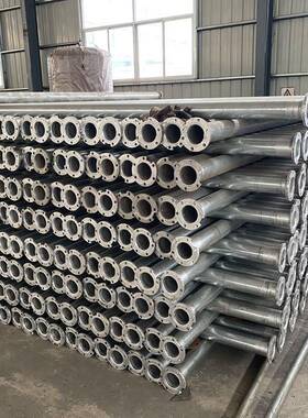 镀锌红色喷漆潜水泵管采矿深井泵管管道扬水管缺口法兰水泵管