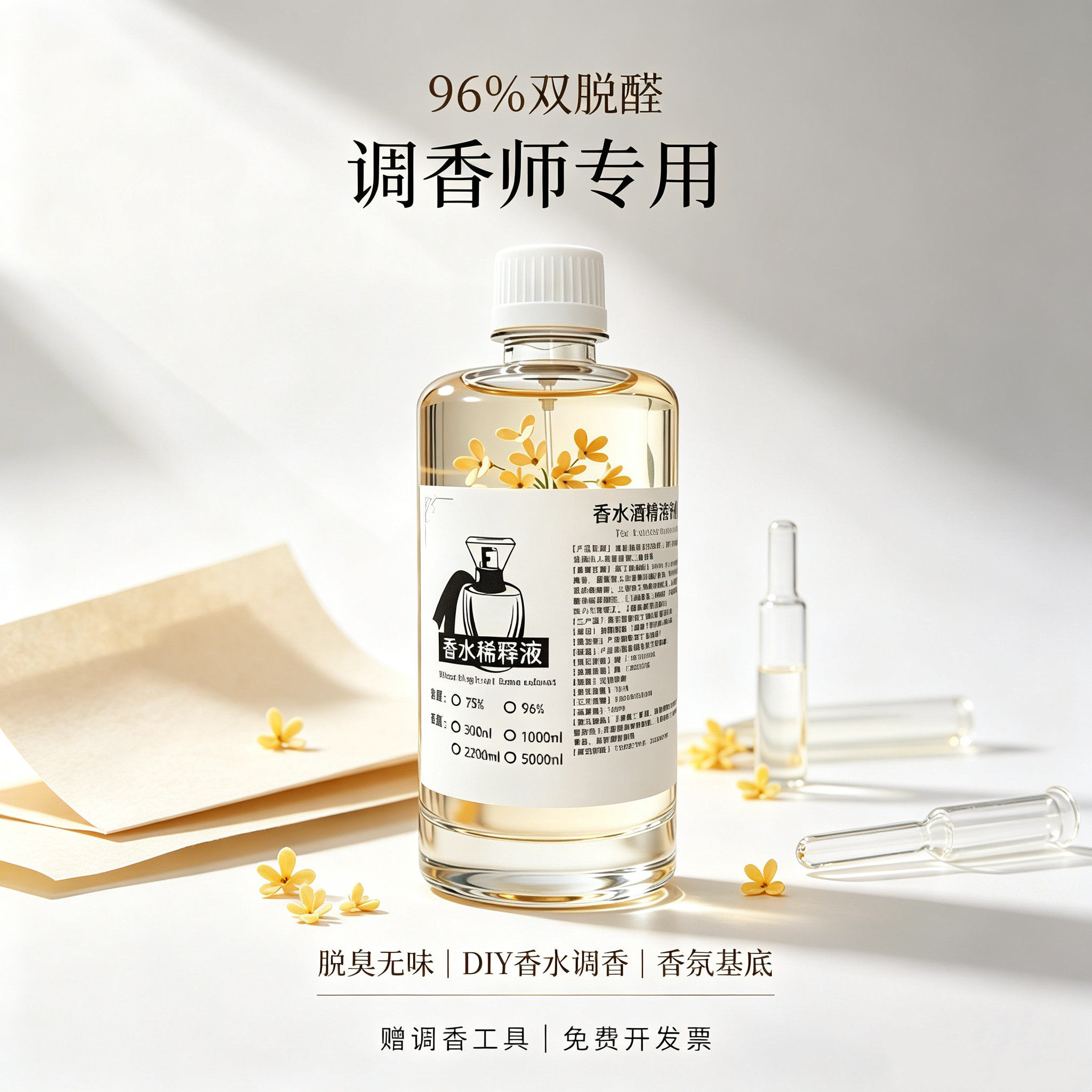 96%特级双脱醛溶剂香薰香料酒精