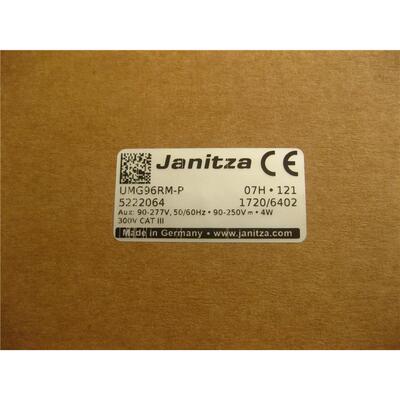 德国JANITZA捷尼查多功能电表UMG96RM-P
