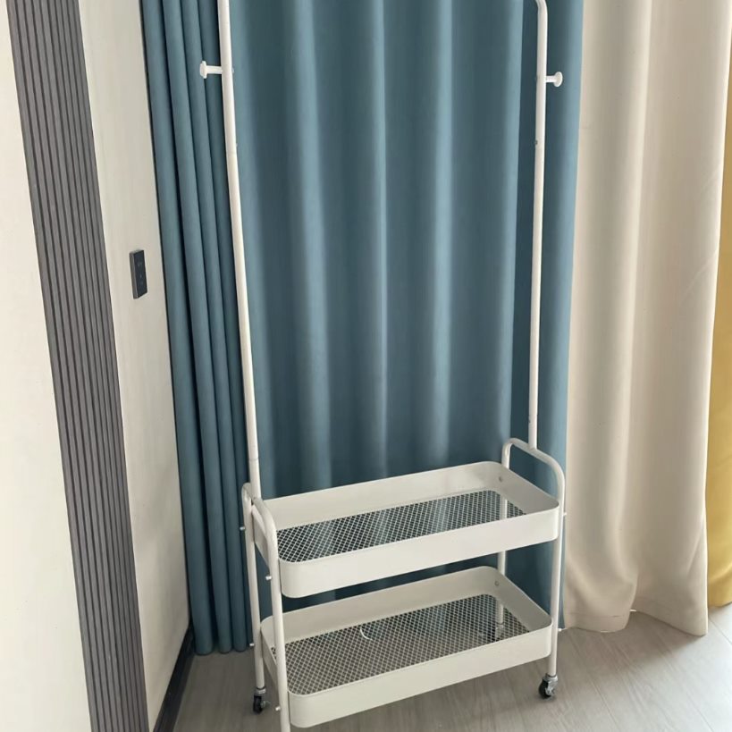 单杆式可移动室内落地衣架衣服架子阳台晾衣杆卧室挂衣架简易衣架