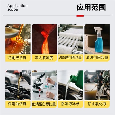 切削液浓度测量仪高精度冷却液手持乳化液浓度计清洗剂带灯折光仪