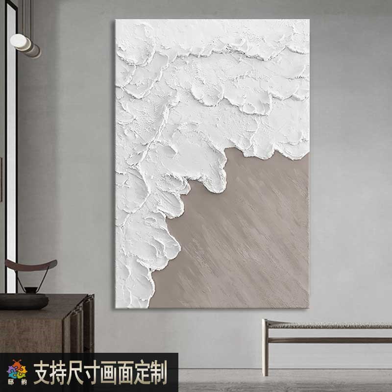 侘寂风宅寂风酒店装饰画客厅无框墙面壁画日式寂侘风玄关挂画定制图片