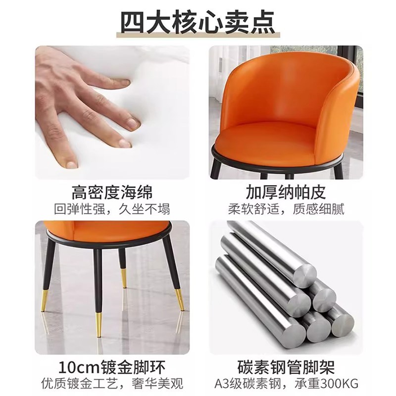 休息区接待用小圆桌奶茶店餐饮桌椅组合餐桌阳台会客商务洽谈桌子