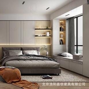 北京工厂定制卧室全屋衣柜一顶到底客厅设计小户型衣帽间衣橱