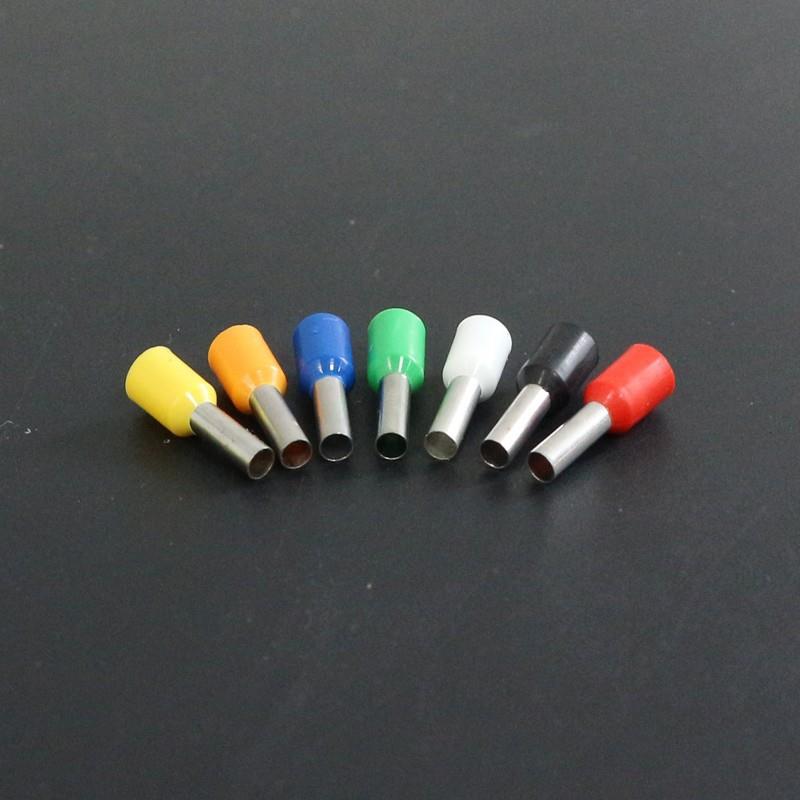 E型裸铜管针形针式接线端子单线绝缘E型管状E25-12-E70-20(部分）