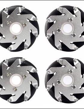 一套60mm铝万向轮麦克纳姆轮（2左2右）14144