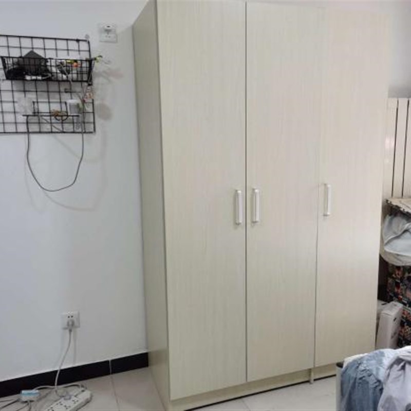 简易三门板式h衣柜实木质组合衣柜2门3门4门整体大衣柜儿童衣橱
