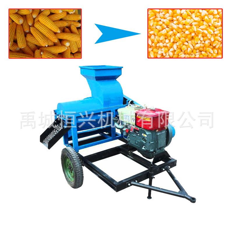 大量外贸出口柴油机电机玉米脱皮脱粒机5TY-850