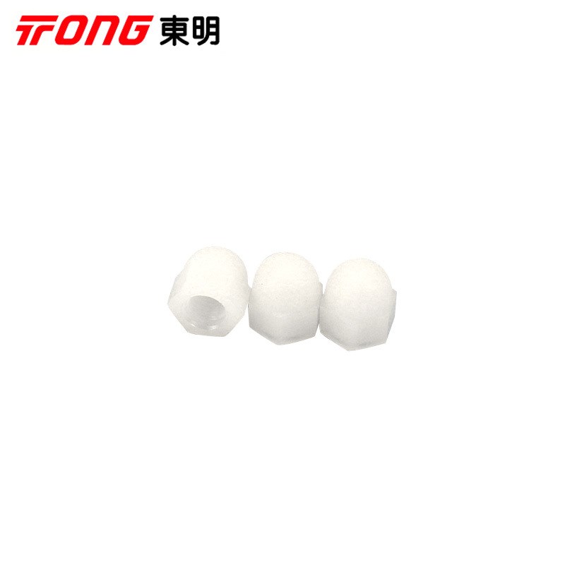 PA66尼龙塑料盖形螺母蝶型螺母外六角螺丝螺母保护盖装饰防尘盖形