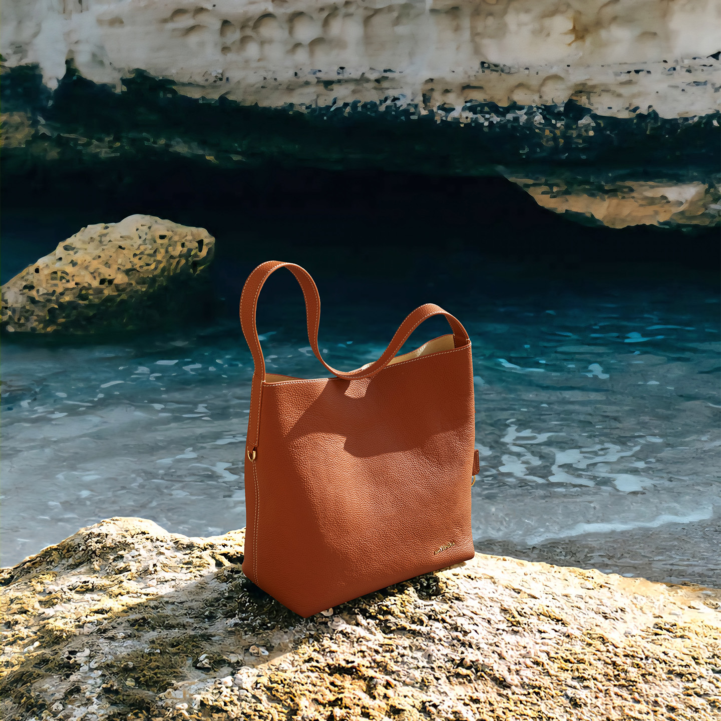 MATERGEA真皮托特女包轻奢简约