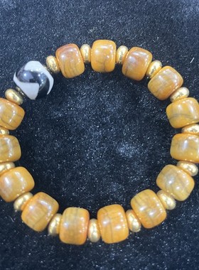 青海省旅游藏饰品.藏族手工手链.天珠牛骨手链.手串