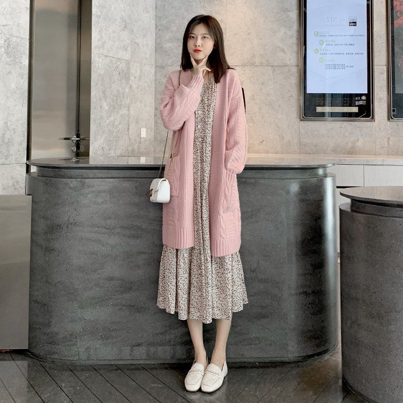 孕妇装套装时尚款2025春装新款时尚网红款过膝长款洋气辣妈雪纺裙,孕妇装/孕产妇用品/营养,连衣裙,淘宝优惠券,粉丝福利购,淘宝优惠卷