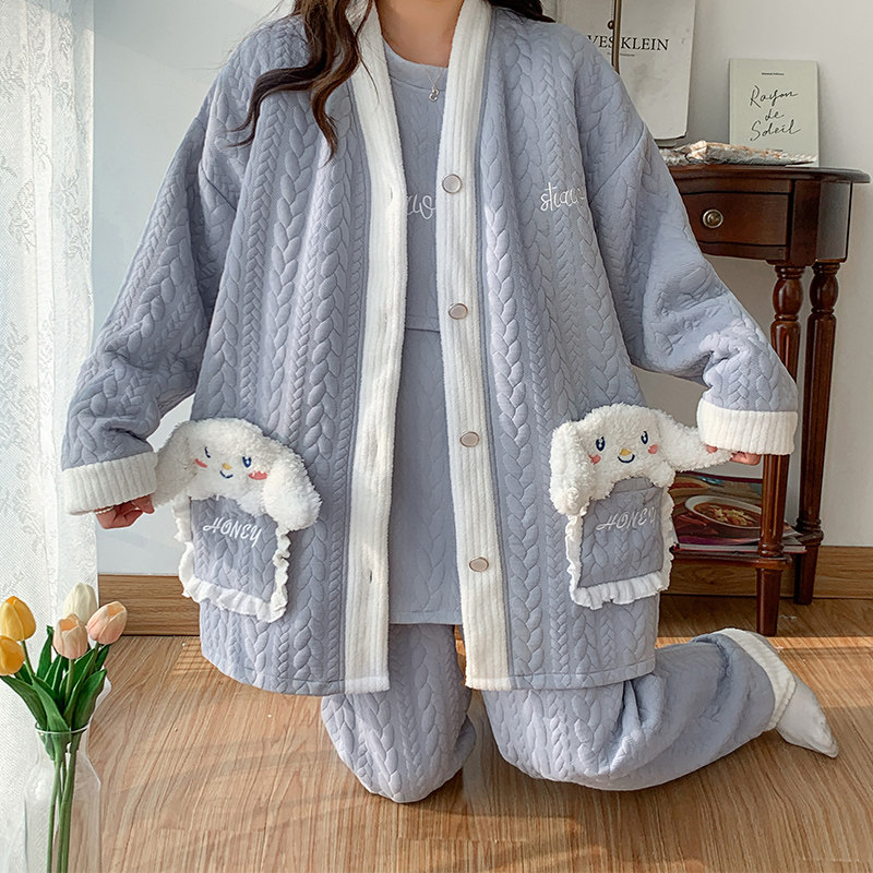 三件套月子服冬季产后空气棉加厚孕妇睡衣春秋纯棉哺乳怀孕期家居,孕妇装/孕产妇用品/营养,家居服套装,淘宝优惠券,粉丝福利购,淘宝优惠卷