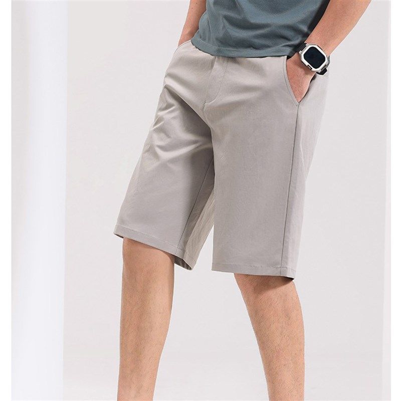 宽松直筒!可系腰带!休闲 松紧腰薄款五分裤夏季男士工装速干,男装,短裤,淘宝优惠券,粉丝福利购,淘宝优惠卷