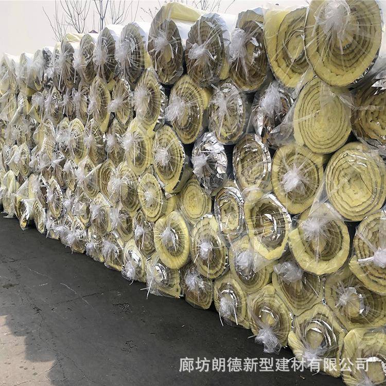 玻璃棉卷毡保温隔音棉玻璃棉铝箔贴面铝箔纸钢结构玻璃丝绵