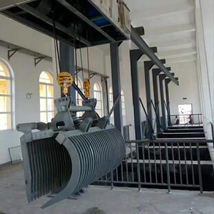 移动式抓斗清污机反捞式回转式机械格栅不锈钢清污机