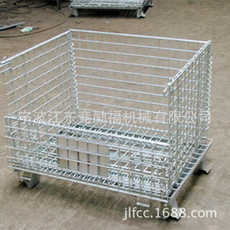 厂家仓储笼货物储备笼可折叠式仓储笼金属制仓储笼带轮