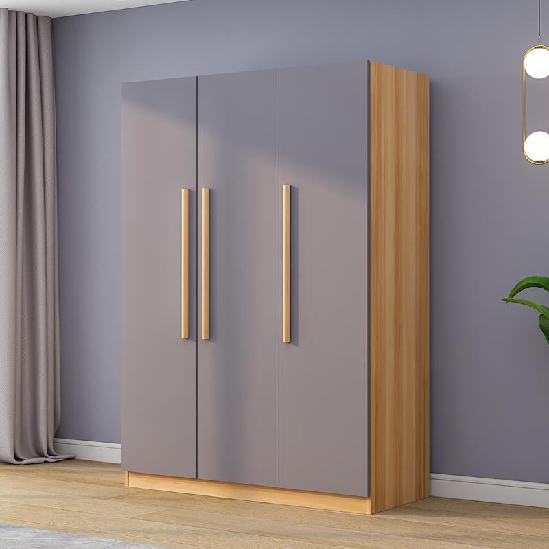 【折扣价】7T衣柜家用卧室出租房用简易组装经济型实木质小户型收