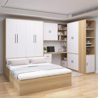 【折扣价】0J榻榻米床衣柜一体带书桌儿童房书柜组合套装卧室小户