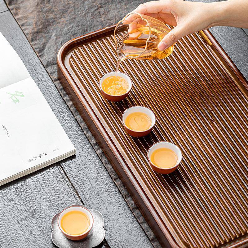 【折扣价】整块实木茶盘套装家用客厅排水小型干泡茶台办公室简易