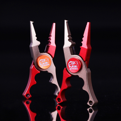 新款迷你路亚钳子专用摘钩钳取钩器解绑钳剪刀微物多功能钓鱼钳子