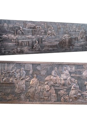 锻铜浮雕定制大型铸铜人物雕塑紫黄牌匾中医院文化背景墙壁画厂家