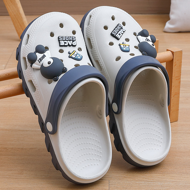 洞洞鞋男士夏季2024新款沙滩防滑厚底男款拖鞋外穿运动包头凉鞋男,居家布艺,居家凉拖/凉鞋,淘宝优惠券,粉丝福利购,淘宝优惠卷