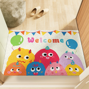 卡通丝圈地垫玄关入户门垫可裁剪蹭灰脚垫子耐磨耐脏门内门外地毯