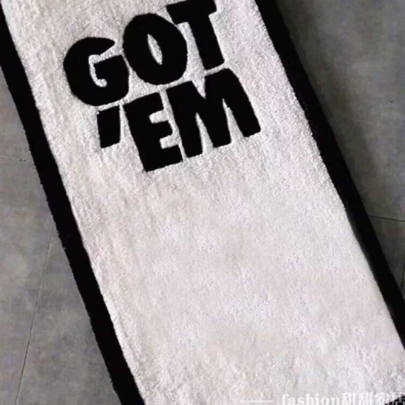 简约时尚个性定做DIY手工地毯床边阳台黑白颜色书房儿童定制地垫,居家布艺,地毯,淘宝优惠券,粉丝福利购,淘宝优惠卷