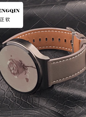 适用于小米手表表带S3/S4真皮腕带s4 sport智能手表Watch2pro替换
