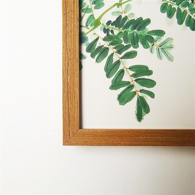 新款中式花卉绿植水墨字画装饰画客厅书房沙发背景墙挂画定制画芯图片