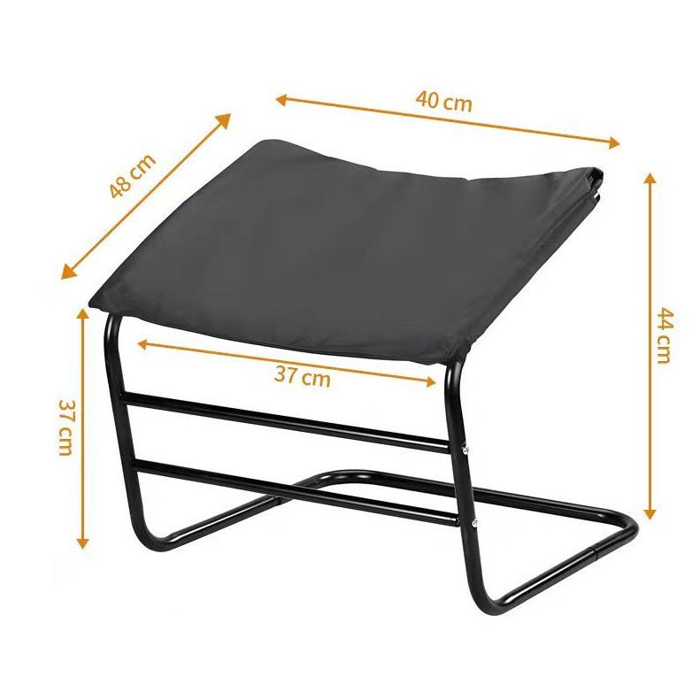 家用客厅脚踏沙发凳简约方便组合防锈翘脚凳垫脚办公室放脚神器