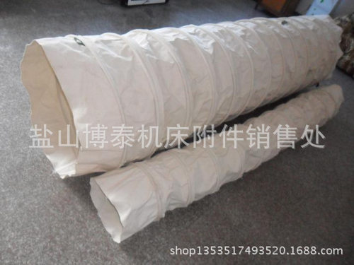耐高温帆布软连接水泥厂300*2000拒水防油伸缩布袋