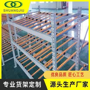 滚轮流利式 货架 货架先进先出物流货架仓库重力式