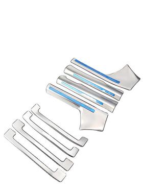 22款奔驰C200LC260LW206系门槛条改装内饰迎宾踏板汽车后杠护板