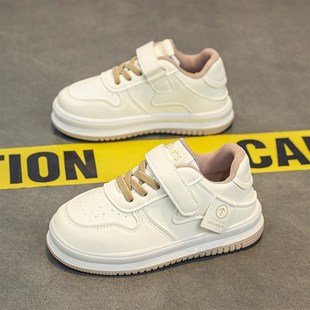 女童鞋2024新款儿童板鞋春秋黑色男童鞋子春款运动鞋男宝宝休闲鞋