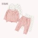 网红新款 女宝宝秋装 婴儿纯棉公主套装 洋气女童居家服打底两件上衣