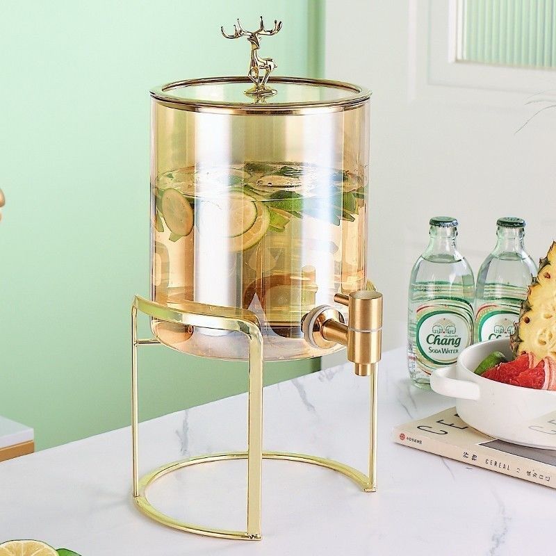 新现代轻奢杯具茶杯套装带龙头冷水壶凉水玻璃水杯家用客厅待客杯,3C数码配件,音乐枕,淘宝优惠券,粉丝福利购,淘宝优惠卷